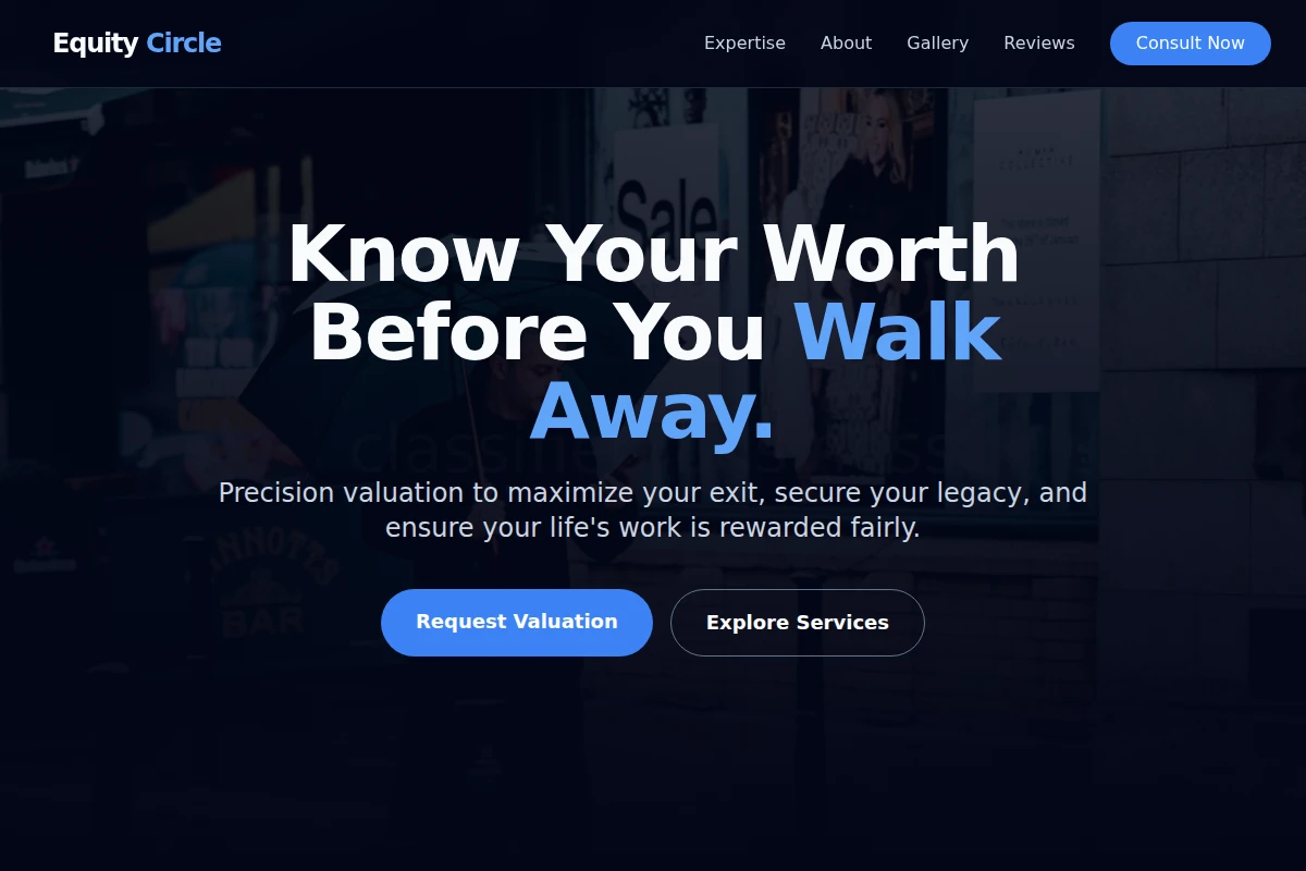 Exit Business Valuation