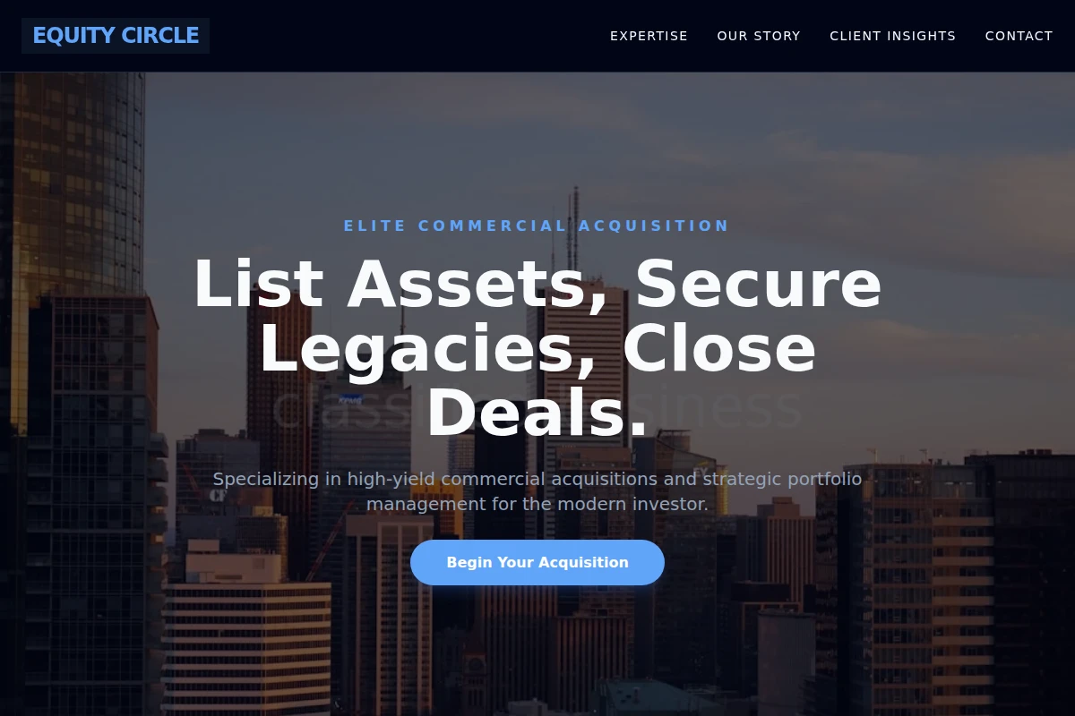 Acquisition Commercial Property