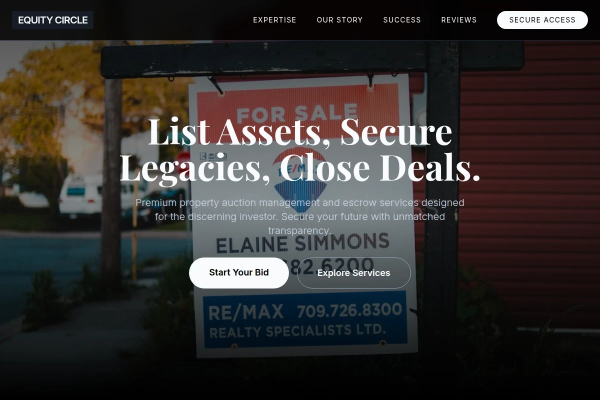 Escrow Property Auction