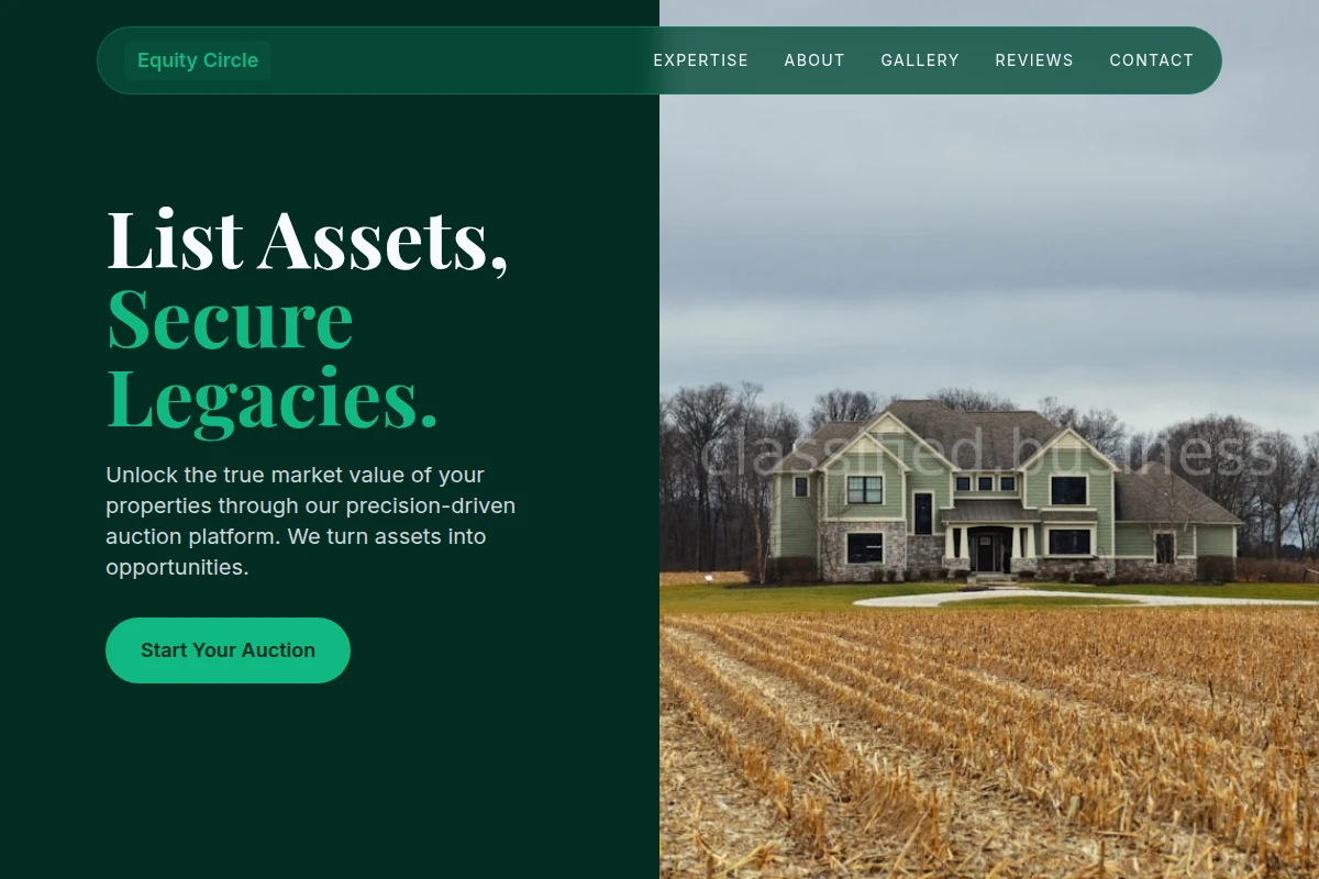Network Property Auction