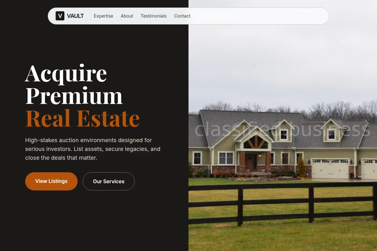 Vault Property Auction